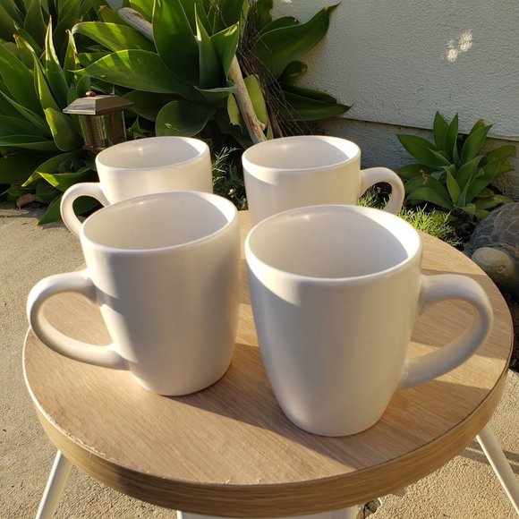 NEW Stone Lain 4 Piece Stoneware mugs cups Coffee Tea dishes Dinnerware … - Picture 1 of 16